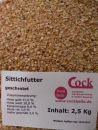 Sittichfutter hell, geschrotet 2,5 Kg Beutel