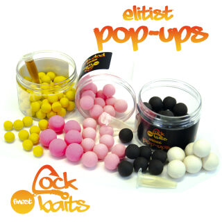 ELITIST Pop Ups mit Liquid Booster 12mm (60Stck./Dose) weiss Neutral ( ohne Booster)