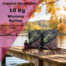 10 Kg WUMMS Boilies plus 500ml Liquid plus eine Dose Hooker