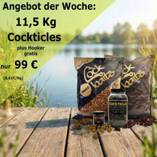 11,5 Kg Cockticles plus Hooker gratis