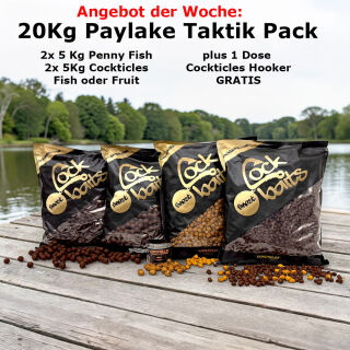 Paylake Taktik Pack ( 20 Kg Boilies plus Hooker gratis)